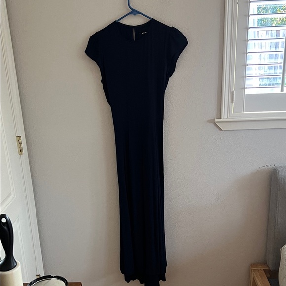 Reformation Navy Gavin Dress Size 8 - Picture 3 of 13